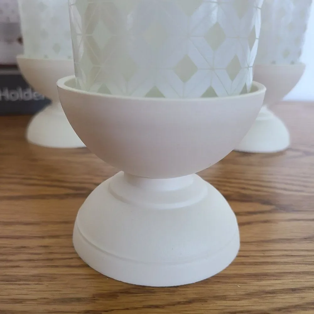 TrueLiving Essentials 6 Piece Votive Candle Holder Set NIB NWT